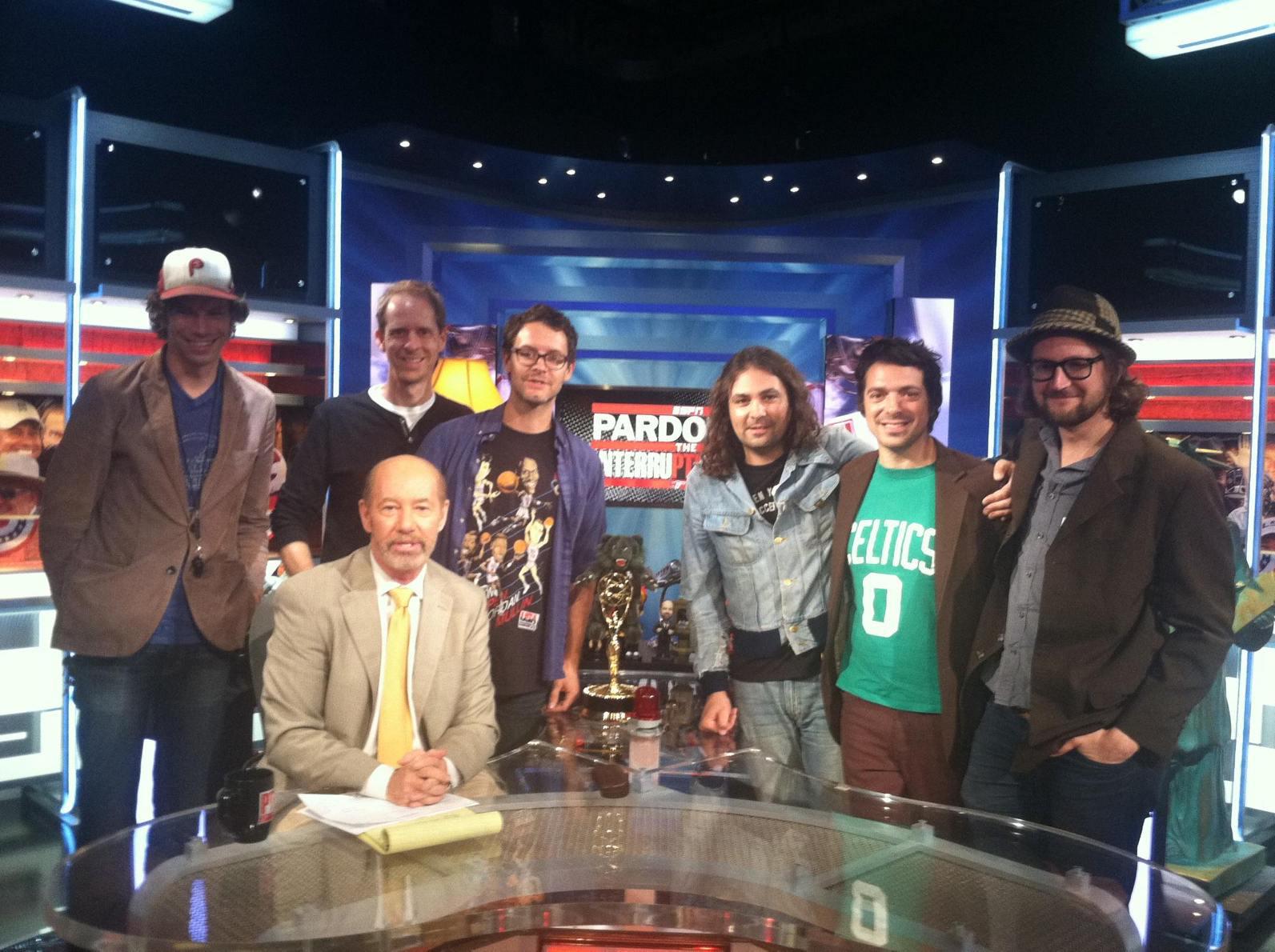 With The War on Drugs, set of ESPN's Pardon the Interruption