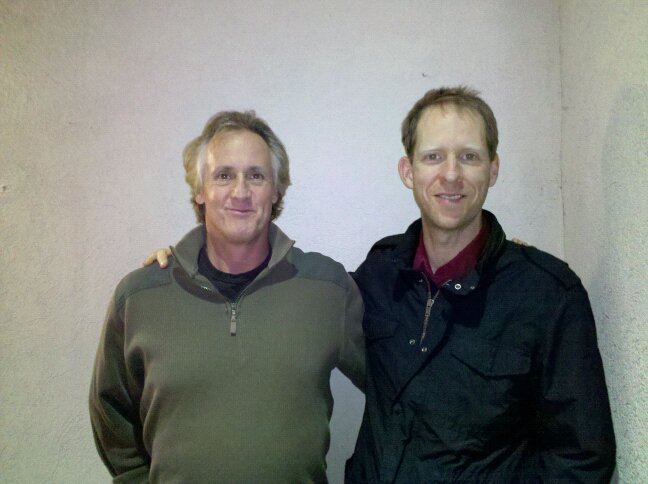 With one of my drumming heroes, Stan Lynch